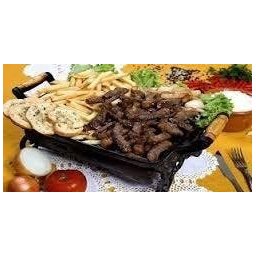 Chapa Face Dupla com Alça Espiral Ferro 30x25cm Panela Mineira - 3