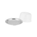 Ver imagem 1 de Queijeira Porta Queijo Inox Com Tampa Acrílico - Mimo Style