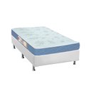 Ver imagem 1 de Cama Box Solteiro Colchão Espuma D45 Castor Sleep Max + Base CRC Courano White(88x188)