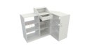 Ver imagem 3 de Balcão Caixa Vitrine Modular M1(Pet, Expositor, Atendimento, Prateleira, Loja)