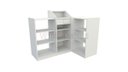 Ver mais imagens de Balcão Caixa Vitrine Modular M1(Pet, Expositor, Atendimento, Prateleira, Loja)
