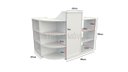 Ver imagem 2 de Balcão Caixa Vitrine Modular M1(Pet, Expositor, Atendimento, Prateleira, Loja)