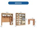 Ver imagem 3 de Guarda Roupa Modulado Casal ou Queen com Escrivaninha Infinity+