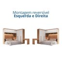 Ver imagem 5 de Guarda Roupa Modulado Casal ou Queen com Escrivaninha Infinity+