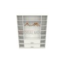 Ver imagem 3 de Armário Colmeia + Cabideiro Gaveta M2 (prateleira, organizador, loja, multiuso, expositor)