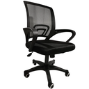 Ver imagem 3 de Cadeira Escritório Giratória Mesh Reclinável e Ajuste Altura