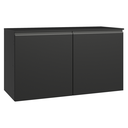 Ver imagem 1 de Balcão de Cozinha 120 cm 2 Portas Suspenso Preto Nice Madesa