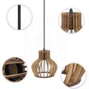 Ver imagem 6 de Luminaria Pendente Duplo Circus 15 Madeira Mdf Cr Desmontada:rústico