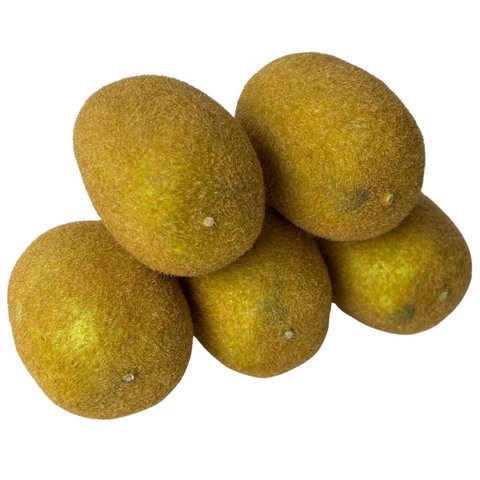 Kit 6 Kiwi Decorativo Artificial em Tamanho Real para Decoração de Fruteira e Cenários e Cafeterias