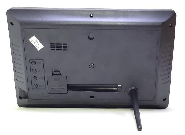 Relógio Led De Parede Ou Mesa Jh2316 Azul Número Grande - 4