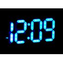 Ver imagem 5 de Relógio Led De Parede Ou Mesa Jh2316 Azul Número Grande