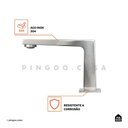 Ver imagem 3 de Torneira Para Banheiro Misturador Duplo Comando Aço Inox 304 Japurá Pingoo.casa - Prata