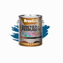 Ver imagem 1 de Esmalte Direto na Ferrugem Brasilux 3,6l:azul França