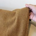 Ver imagem 6 de Manta de Sofa 100% Algodao Artesanal Marrom Caramelo 220 x 300 (King)