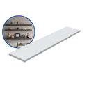 Ver imagem 2 de 1 Prateleira Branca 70X15 Com Suporte Flutuante Mdf Organizadora Decoração Cozinha Quarto Banheiro