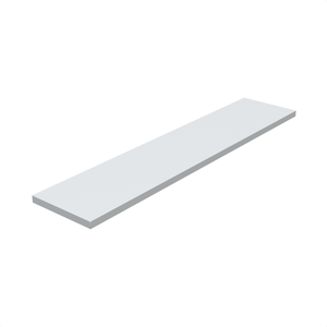 1 Prateleira Branca 70X15 Com Suporte Flutuante Mdf  Organizadora Decoração Cozinha Quarto Banheiro