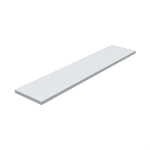 1 Prateleira Branca 70X15 Com Suporte Flutuante Mdf  Organizadora Decoração Cozinha Quarto Banheiro
