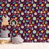 Papel de Parede Infantil - Espaço Colorido 2 Arte Destaque 2 Metros - 1