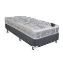 Ver imagem 1 de Cama Box Solteiro: Colchão Molas Pocket Ensacadas Castor Super Luxo Látex Slx + Base Crc Suede
