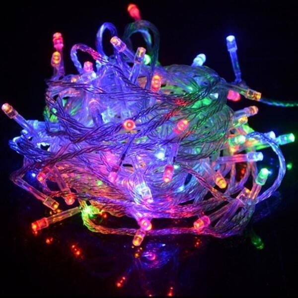 Kit 5 Pisca Pisca Natal 8 Funções 100 Leds 9M Colorido 127V - 4