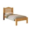 Cama de Solteiro com Cabeceira 100% Mdf Cinamomo Off White Flex Munique Fênix - 4