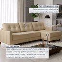 Ver imagem 6 de Sofá Living 260cm Chaise Lado Direito Eros