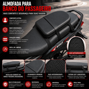 Ver imagem 5 de Almofada para Assento de Moto D28 Antiderrapante Conforto 26x27x5cm