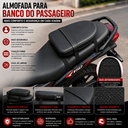 Ver imagem 7 de Almofada para Assento de Moto D28 Antiderrapante Conforto 26x27x5cm
