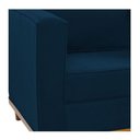 Ver imagem 3 de Sofá 2 Lugares Europa Suede Azul Marinho