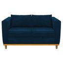 Ver imagem 7 de Sofá 2 Lugares Europa Suede Azul Marinho