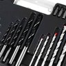 Kit jogo de brocas bits e pontas para parafusadeira furadeira 300 pecas completo fixar furar parafus - 5