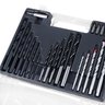 Kit jogo de brocas bits e pontas para parafusadeira furadeira 300 pecas completo fixar furar parafus - 2