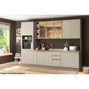 Ver imagem 2 de Gabinete de Cozinha Modulado Balcão Connect C/ Porta Condimentos C/tampo Duna/cristal - Henn
