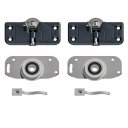 Ver imagem 1 de Kit para Porta de Correr Ro 24 3008 Embutido 30kg 1 Porta Rometal Unitário