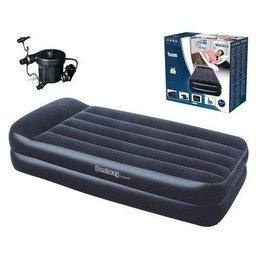 Colchão Inflável Solteiro Bestway Alto com Bomba 110v #67382 - 5