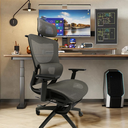 Ver imagem 5 de Cadeira de Escritório Ergonômica Presidente Premium Apoio de Pés Preta