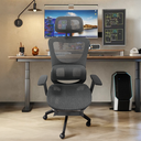 Ver imagem 7 de Cadeira de Escritório Ergonômica Presidente Premium Apoio de Pés Preta