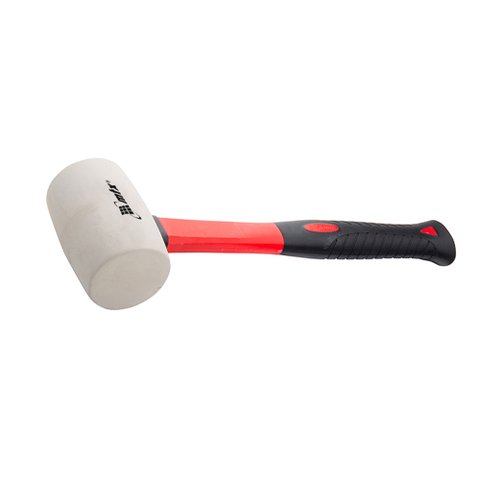 Martelo de Borracha Branca 450 G cabo em fibra de vidro MTX