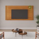 Ver imagem 2 de Painel para TV até 70 Polegadas 200cm MDF Ripado com Suporte Amadeirado JCM Movelaria