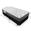 Ver imagem 5 de Cama Box Solteiro + Colchão de Espuma D33 - Ortobom - Iso 100 88x188x53cm - Preto