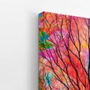 Ver imagem 3 de Árvores Coloridas Decorativo Arte Quadro Canvas 140x90cm