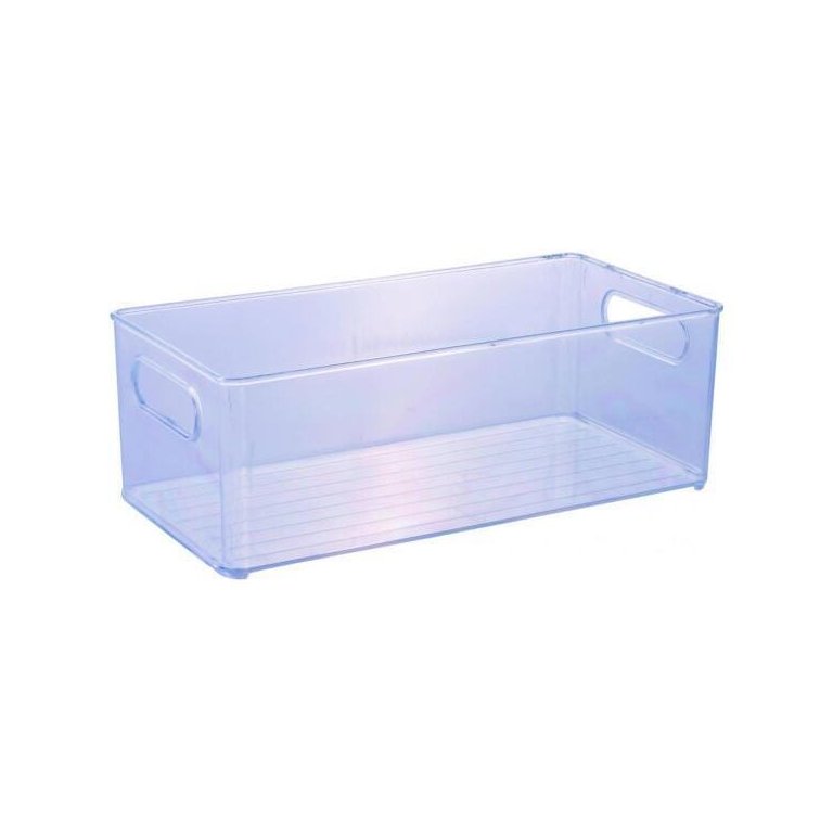 Organizador Multiúso De Plástico Incolor 30,0X15,0X10,4 Cm