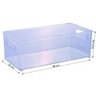 Organizador Multiúso De Plástico Incolor 30,0X15,0X10,4 Cm - 5