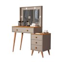 Ver imagem 1 de Penteadeira Camarim Completa Mdf com Led Agata Basoto Brasil