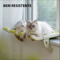 Cama Suspensa Janela Gato Pet Rede Confortavel Descanso Visao Panoramica Caminha Relaxante Visao Pan - 8