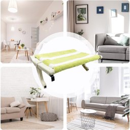 Cama Suspensa Janela Gato Pet Rede Confortavel Descanso Visao Panoramica Caminha Relaxante Visao Pan - 4