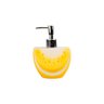 Dispenser P/sabonete Liquido em Cerâmica Limão11,5x5,5x14,5cm - 1