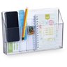 Organizador De Escritório Office Com Divisórias Cristal - 3