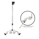 Ver imagem 1 de Suporte Longo Cftv Dome/bullet 2 Caixas Passagem - 2mt