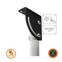 Ver imagem 2 de Suporte Longo Cftv Dome/bullet 2 Caixas Passagem - 2mt